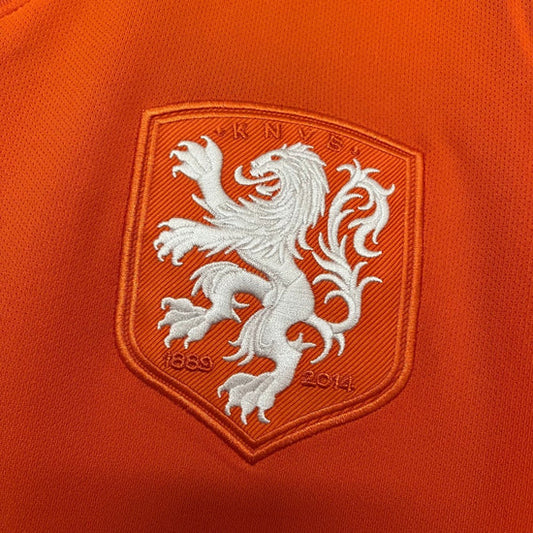 Netherlands Retro 2014 Home Jersey