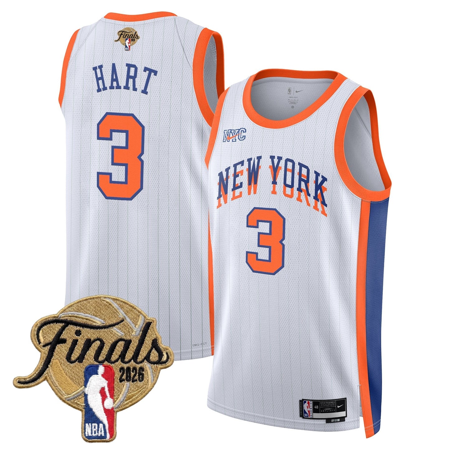 NYK Men's 2026 Champion Swingman Jersey - All Stitched