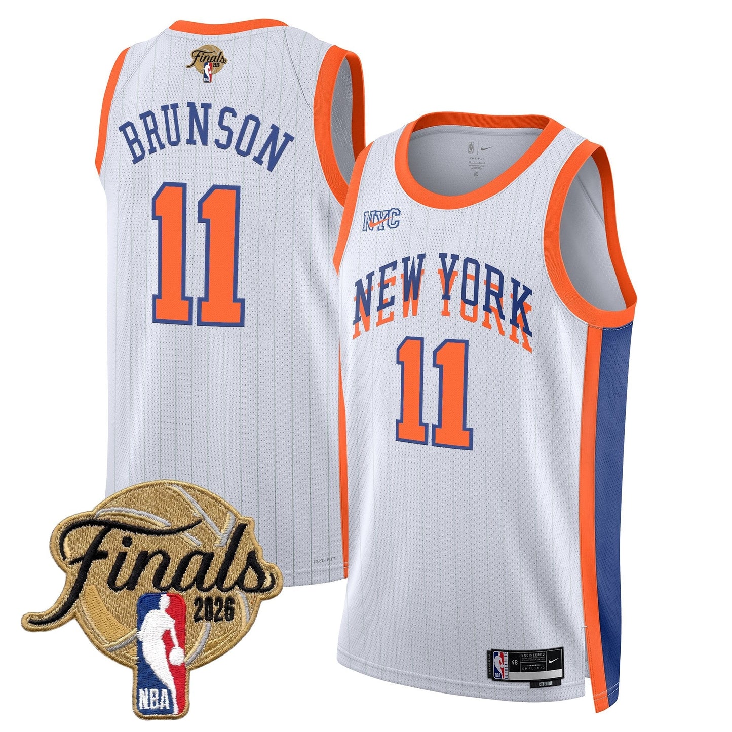 NYK Men's 2026 Champion Swingman Jersey - All Stitched