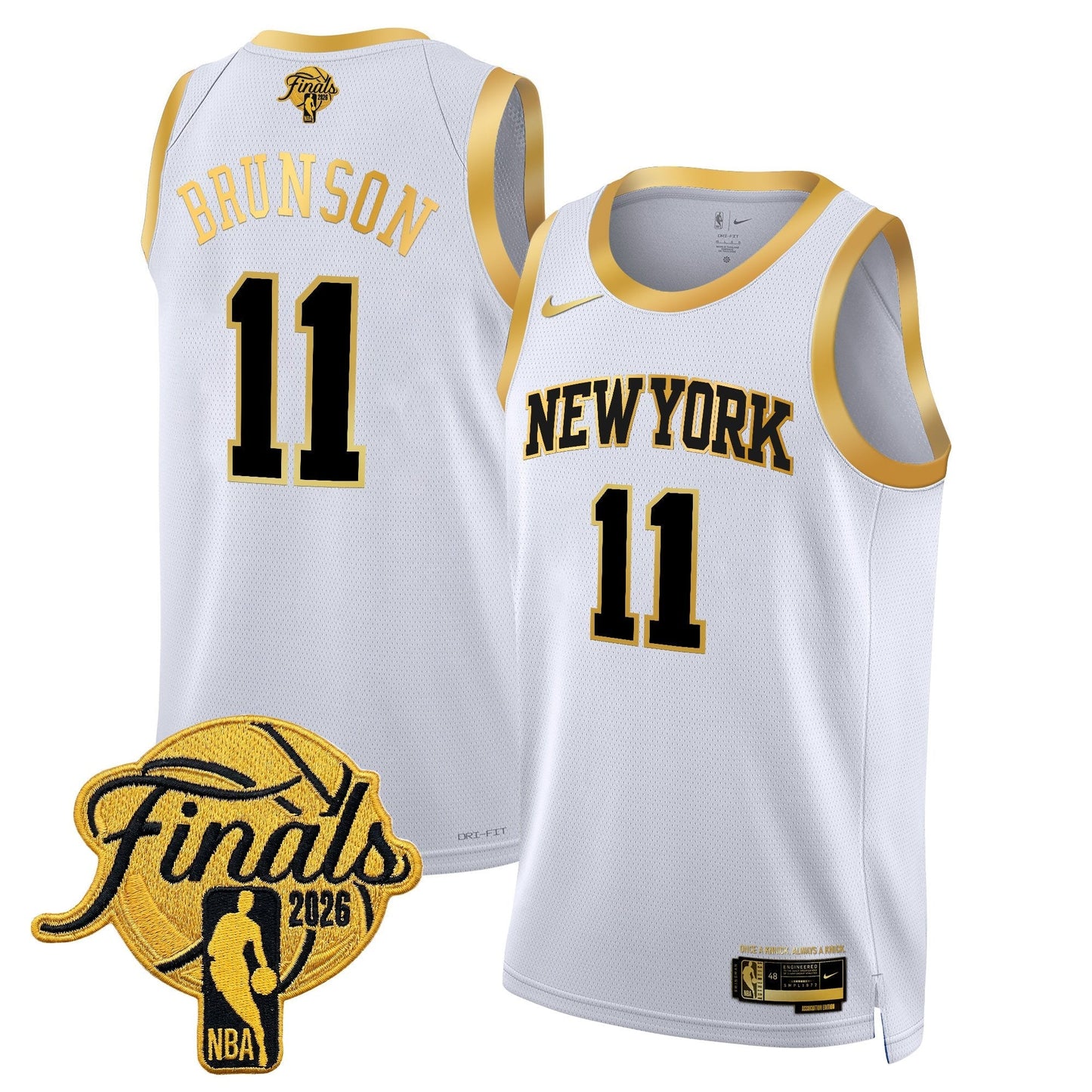 NYK Men's 2026 Champion Swingman Jersey - All Stitched
