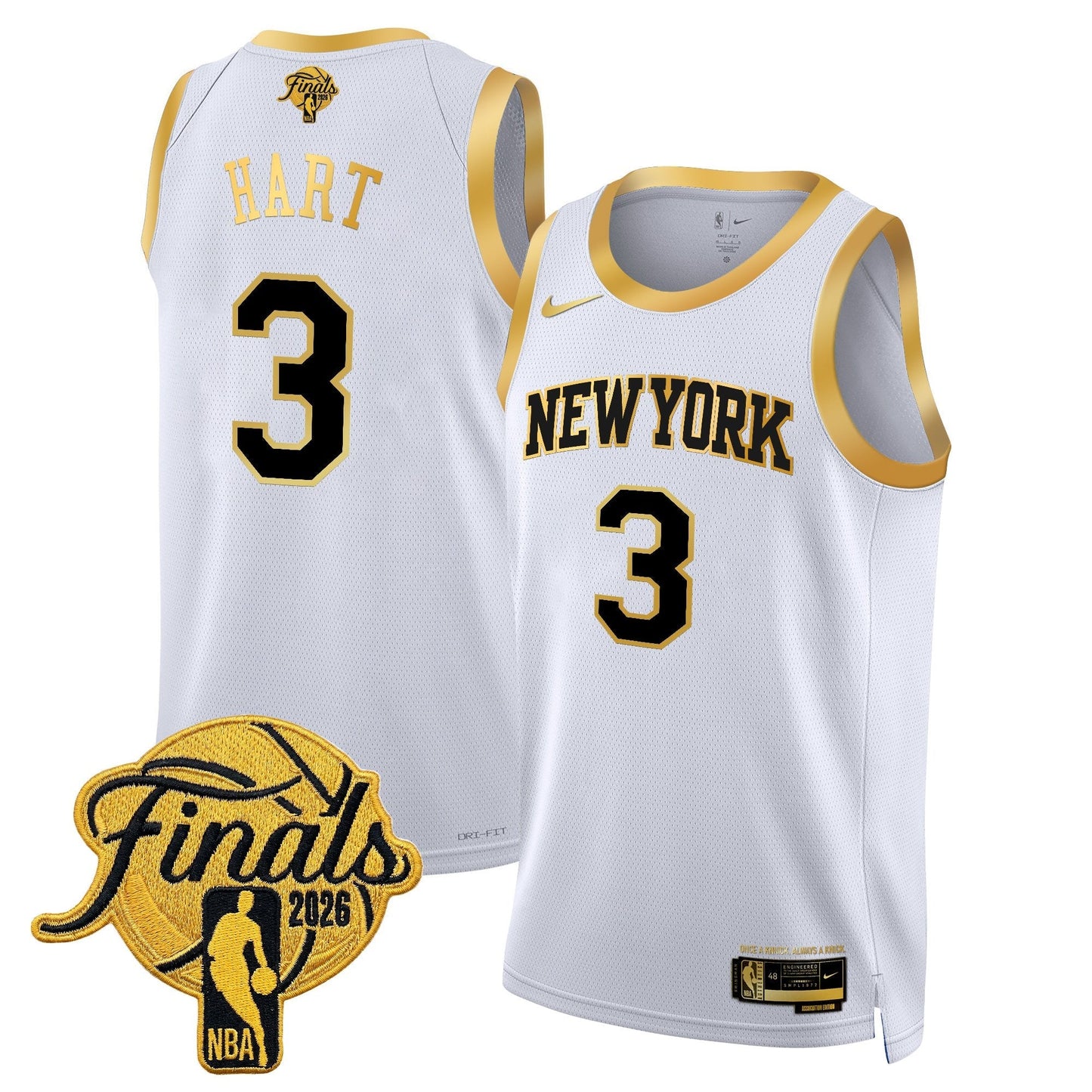 NYK Men's 2026 Champion Swingman Jersey - All Stitched