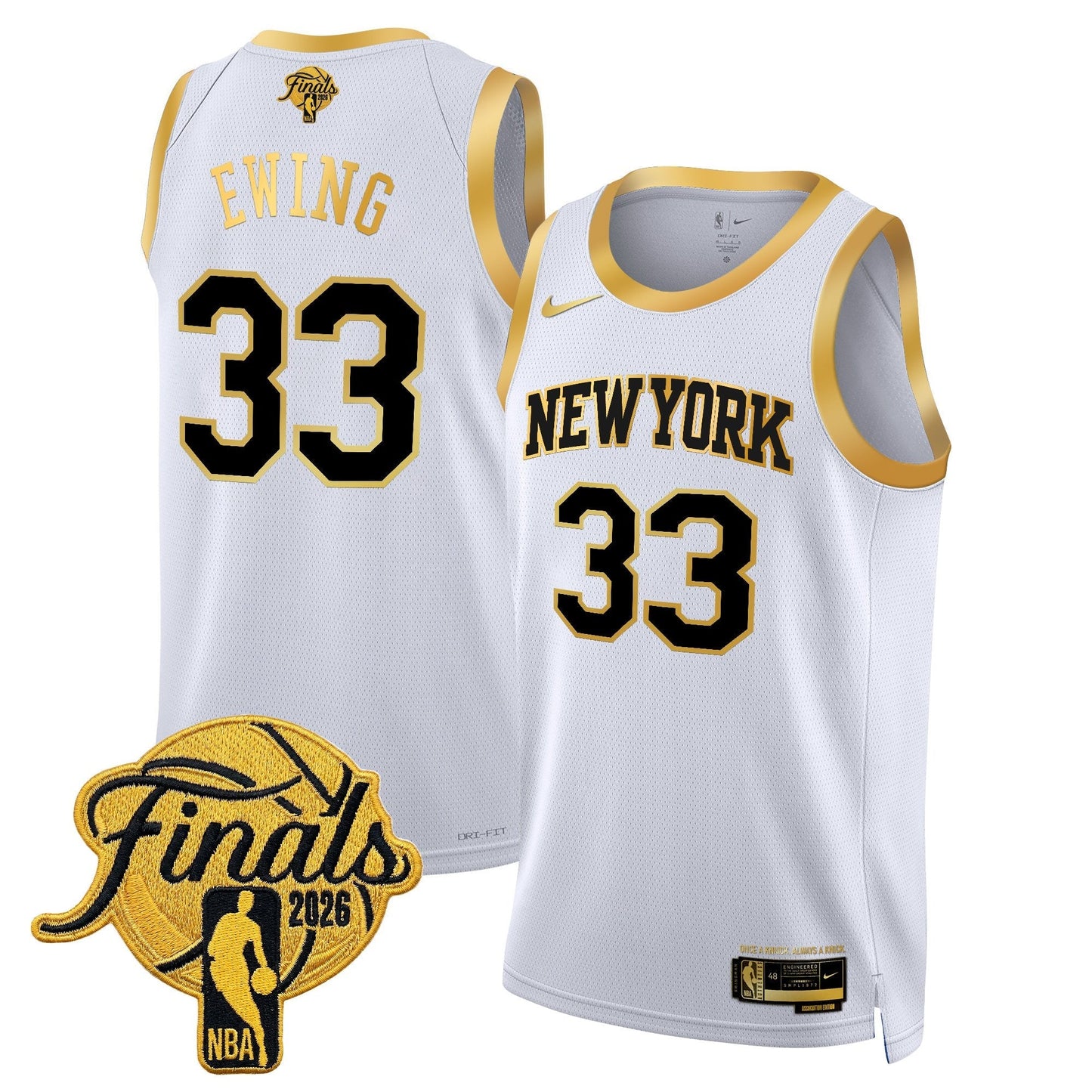 NYK Men's 2026 Champion Swingman Jersey - All Stitched