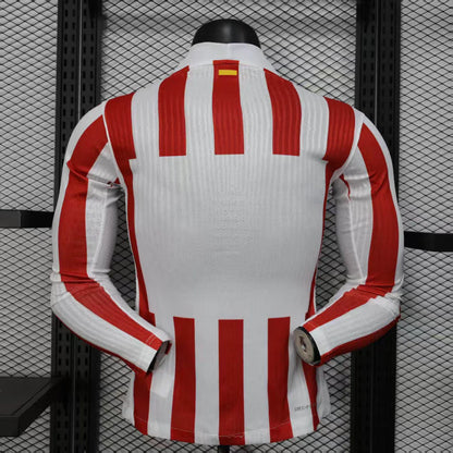 Atletico Madrid Player 25/26 Home Jersey - Long Sleeve