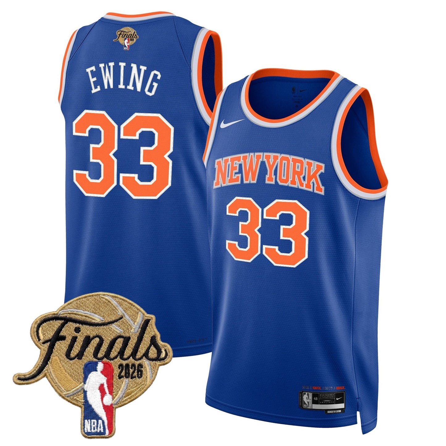 NYK Men's 2026 Champion Swingman Jersey - All Stitched