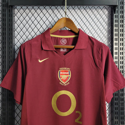 Arsenal Retro Jersey Home 2005/06