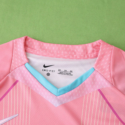 Kids Barcelona Special Edition Jersey Pink Kit 2025/26