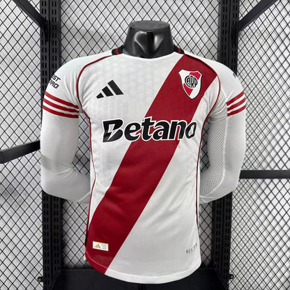 River Plate Home Player Jersey 25/26 - Long Sleeve