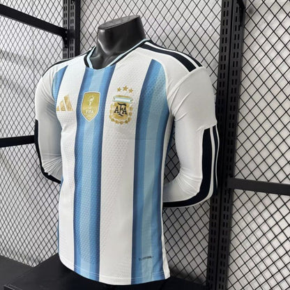 Argentina World Cup 2026 Home Jersey Player Version - Long Sleeve