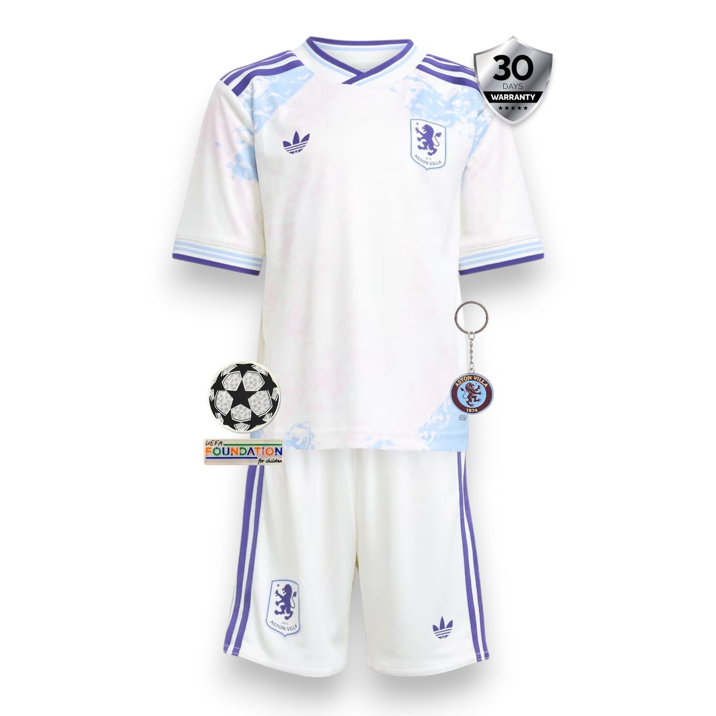 Kids Aston Villa Third Kit 2025/26